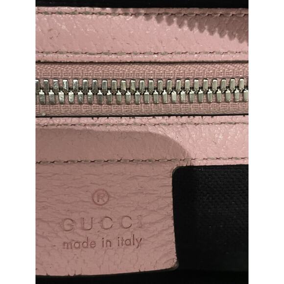 GUCCI Logo GG Psychedelic Backpack Bag Supreme Leather Black Pink Italy 14FB854 - Picture 9 of 16